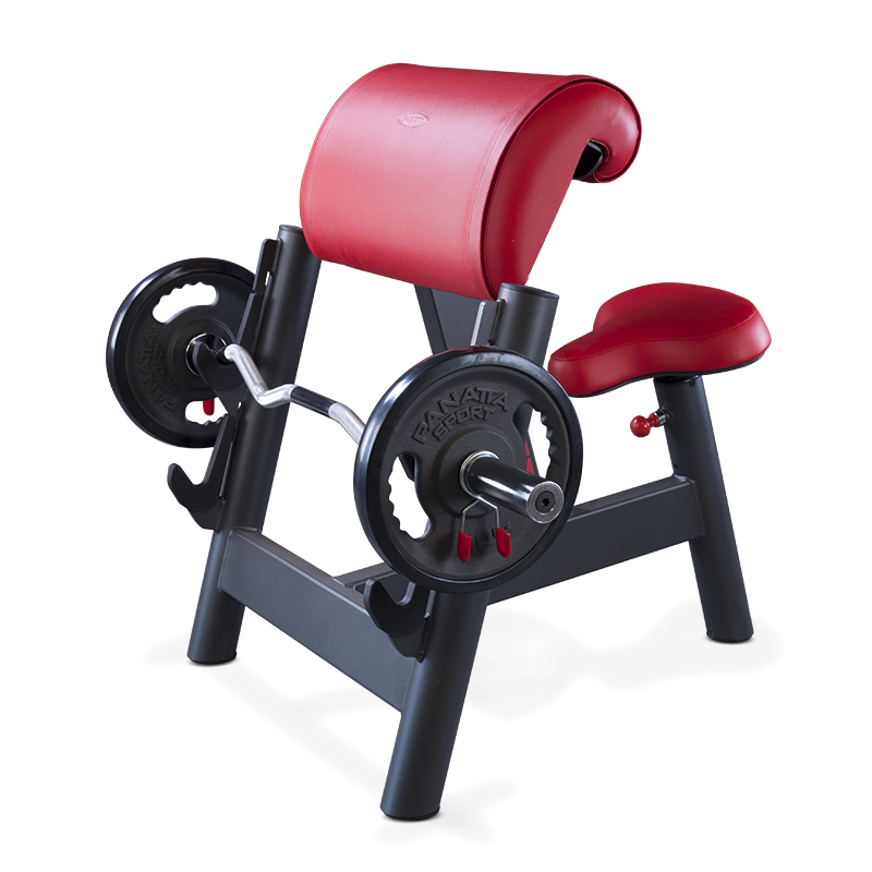 Seated curl bench