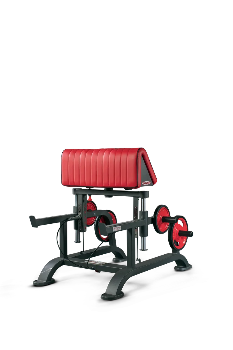Adjustable standing curl bench view 2
