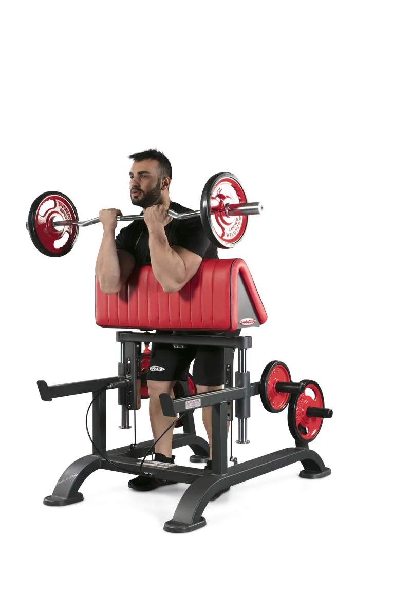 Adjustable standing curl bench view 3