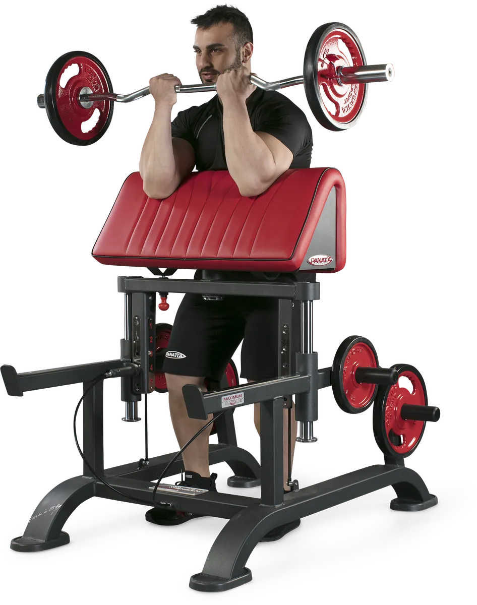 Adjustable standing curl bench view 4