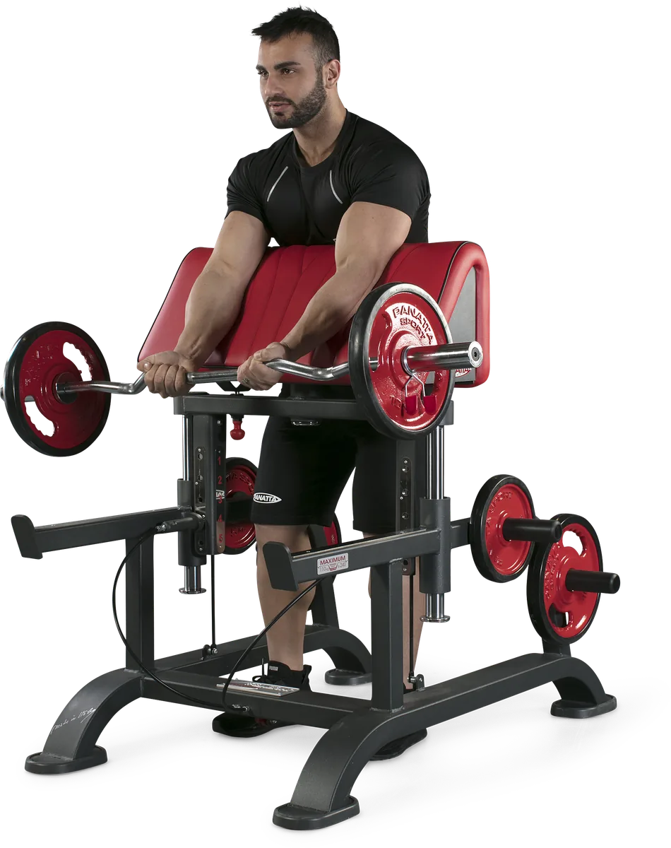 Adjustable standing curl bench view 5