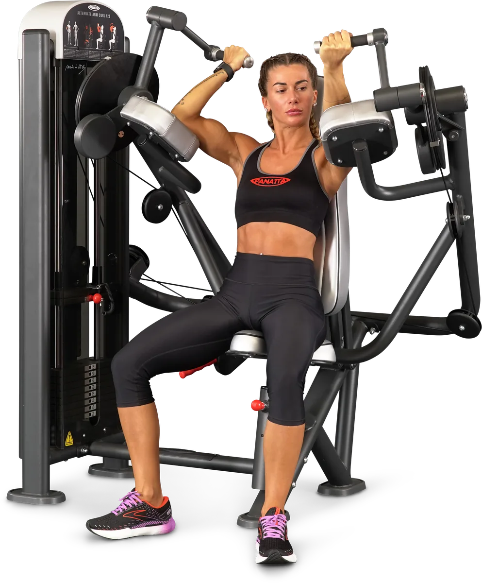Alternate arm curl 120 view 6