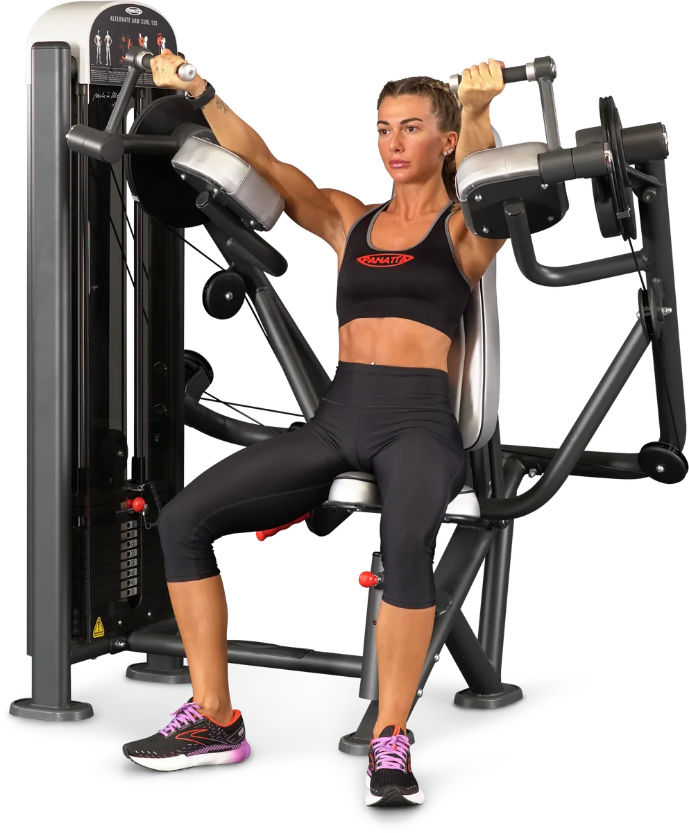 Alternate arm curl 120 view 7