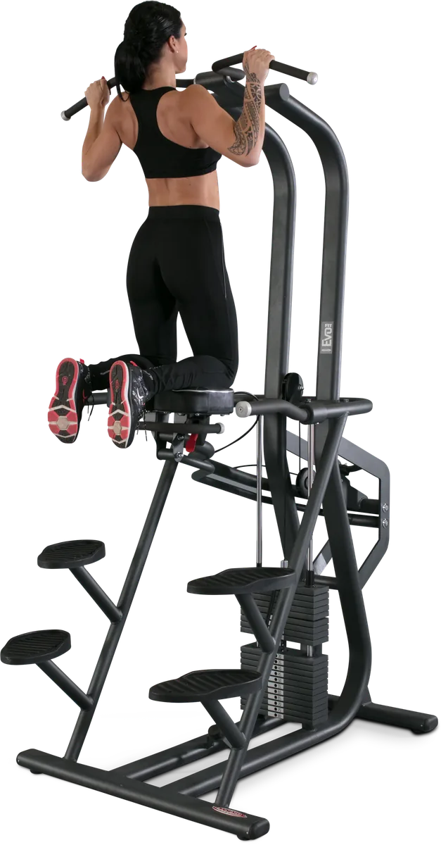 Chin and dip counterbalanced view 4