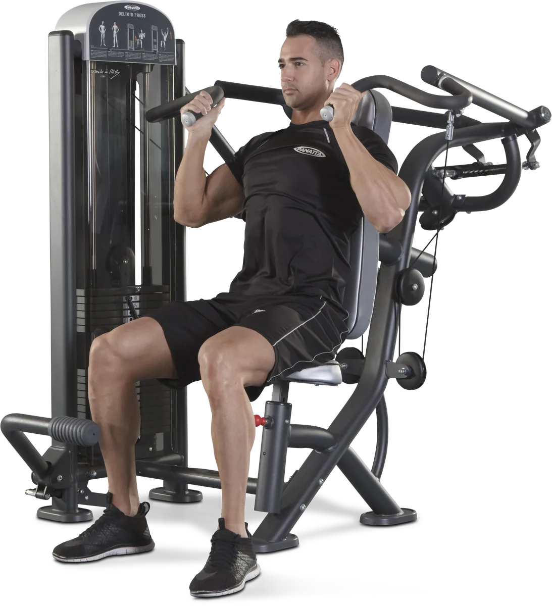 Deltoid press view 4