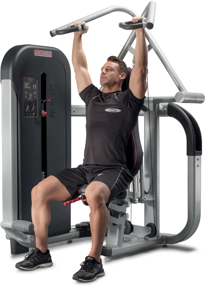 Deltoid press circular view 2
