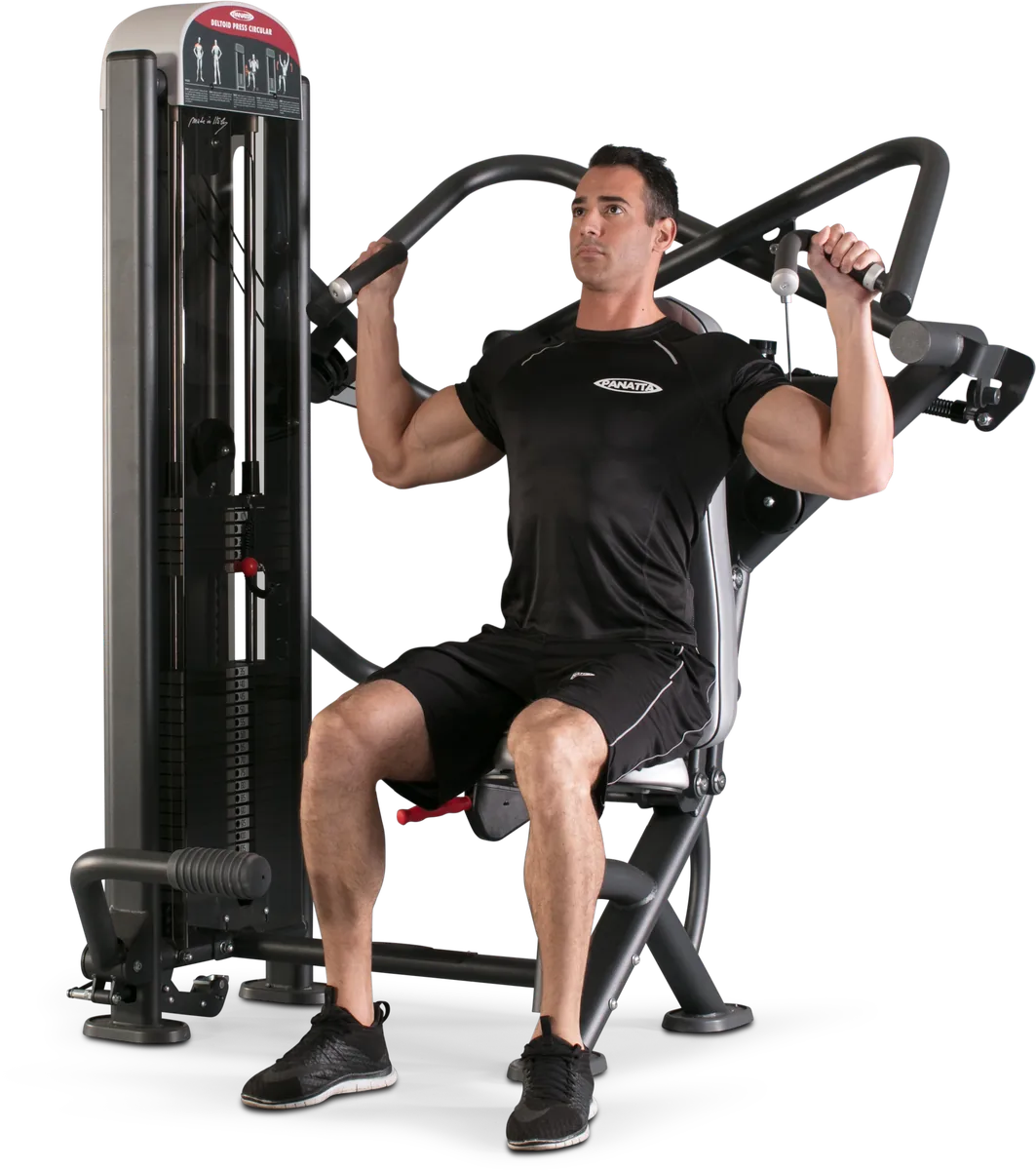 Deltoid press circular view 2