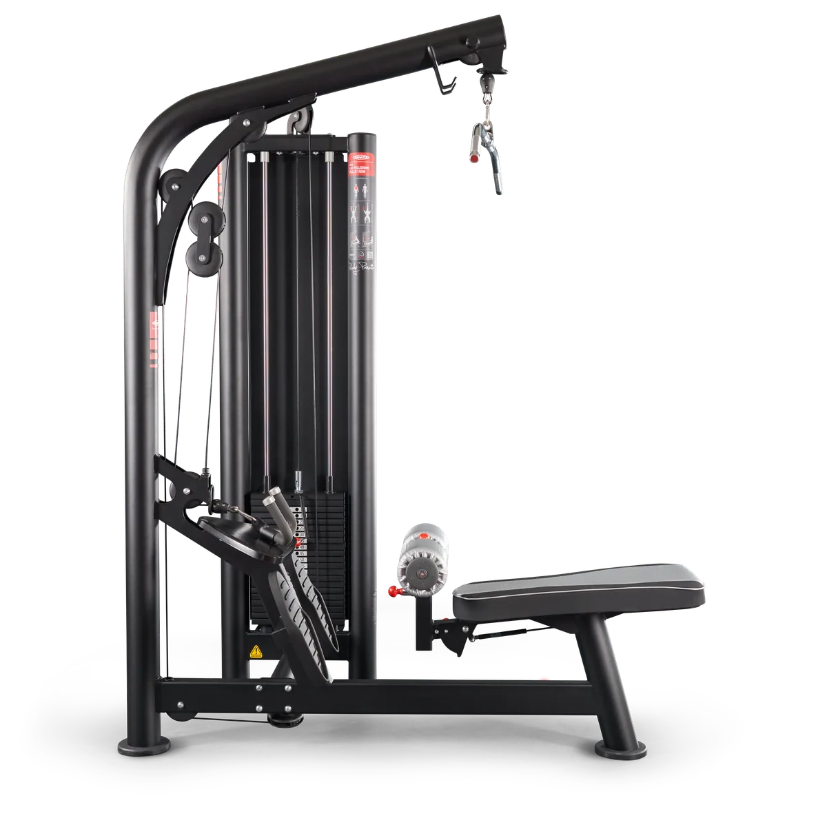 Dual lat machine | pulley row view 2