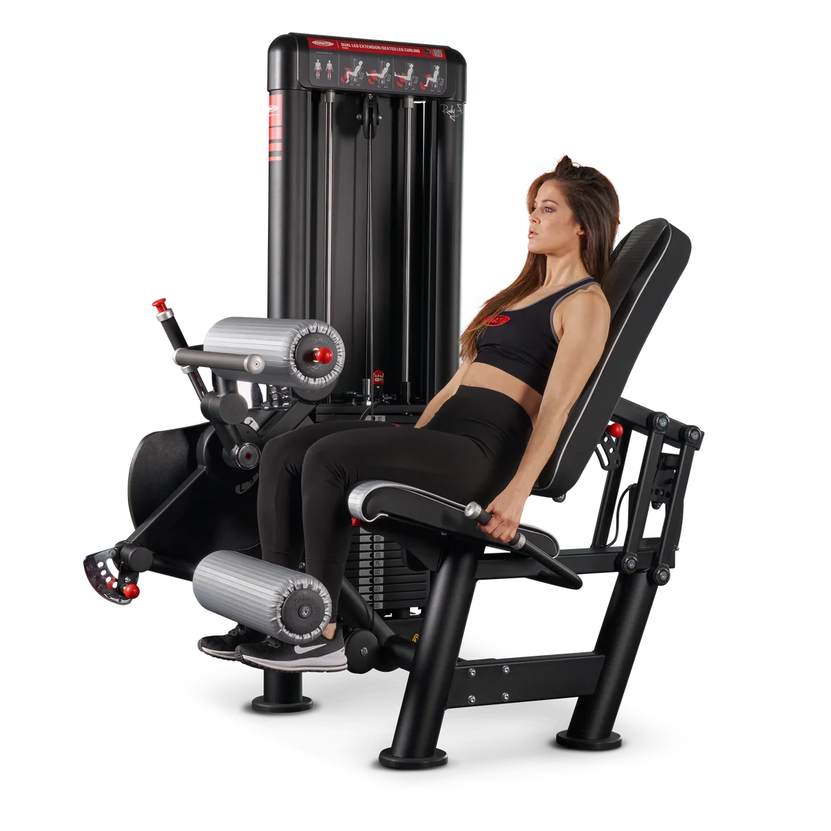 Dual leg extension | seated leg curling view 3