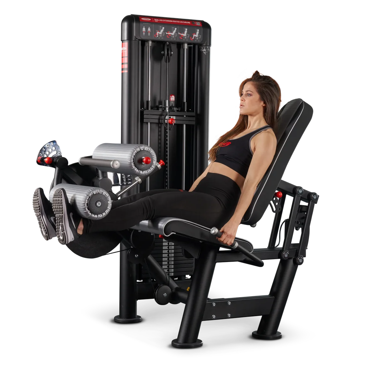 Dual leg extension | seated leg curling view 4