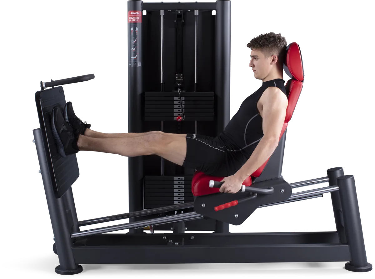 Horizontal leg press view 3