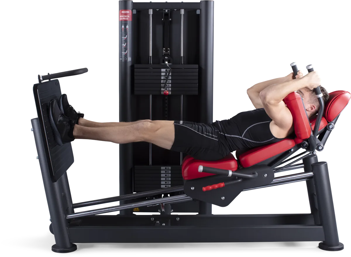 Horizontal leg press view 5
