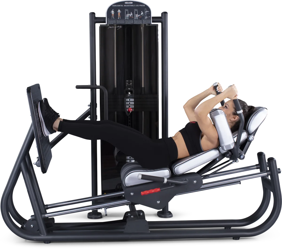 Horizontal leg press view 3