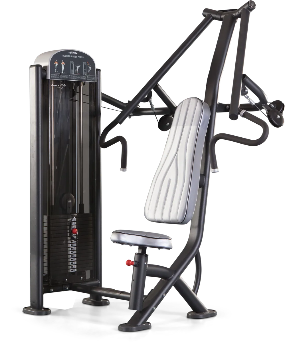 Inclined chest press view 2