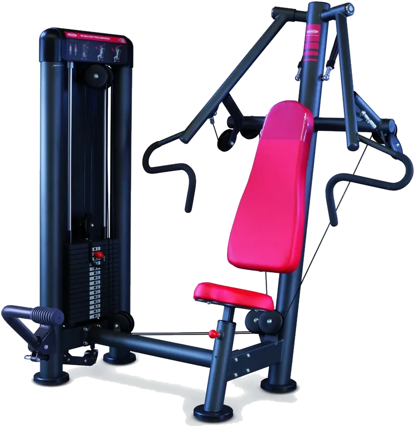 Inclined chest press view 2