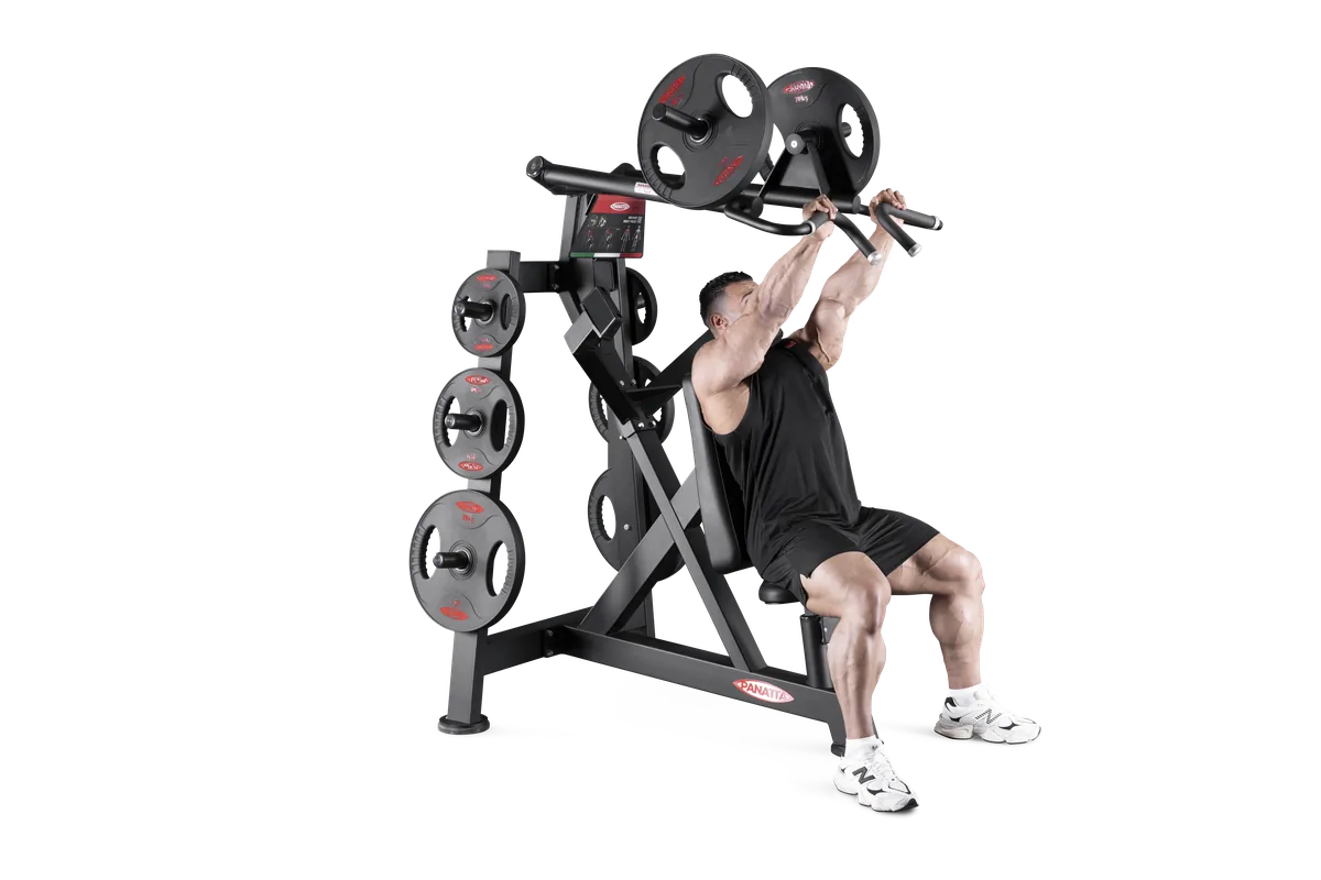 Inclined chest press view 5