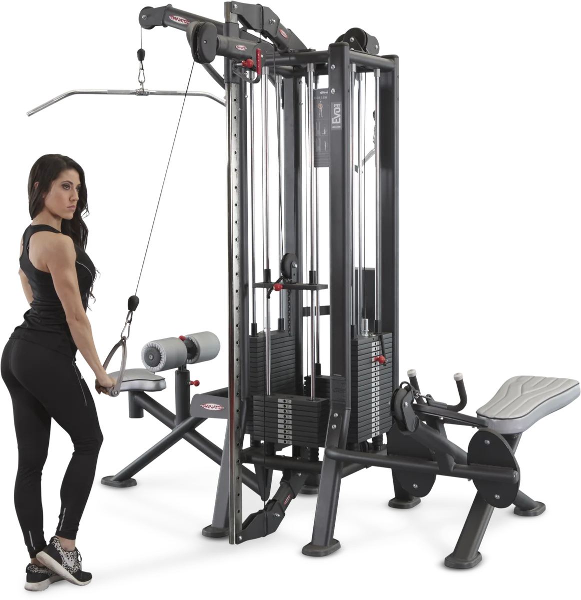 Jungle machine hlp + adjustable cable station with bar view 2