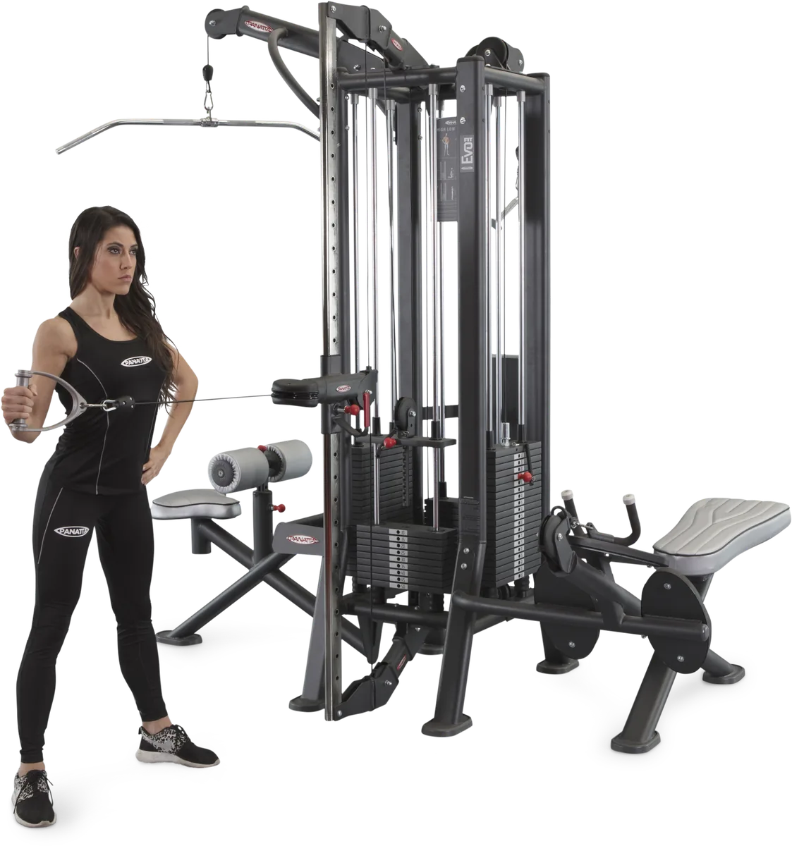 Jungle machine hlp + adjustable cable station with bar view 5