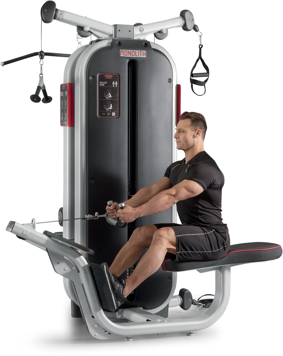Jungle machine + joint bar + 4-station multi gym view 13