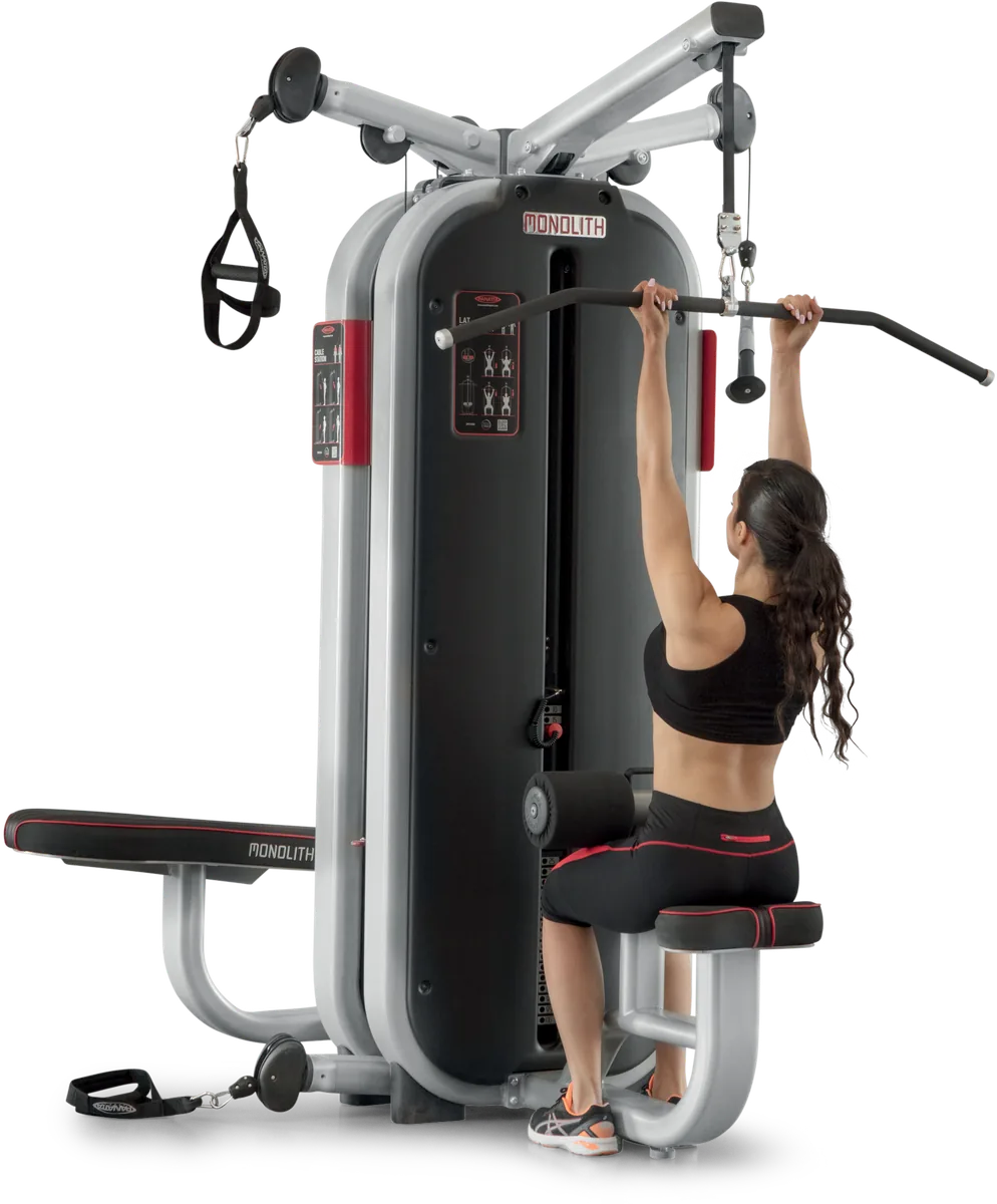 Jungle machine + joint bar + 4-station multi gym view 18