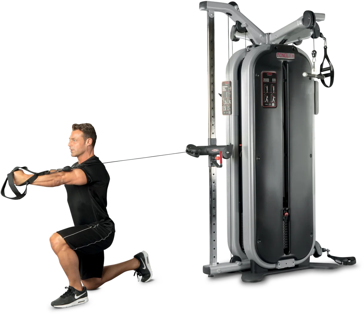 Jungle machine + joint bar + 4-station multi gym view 2