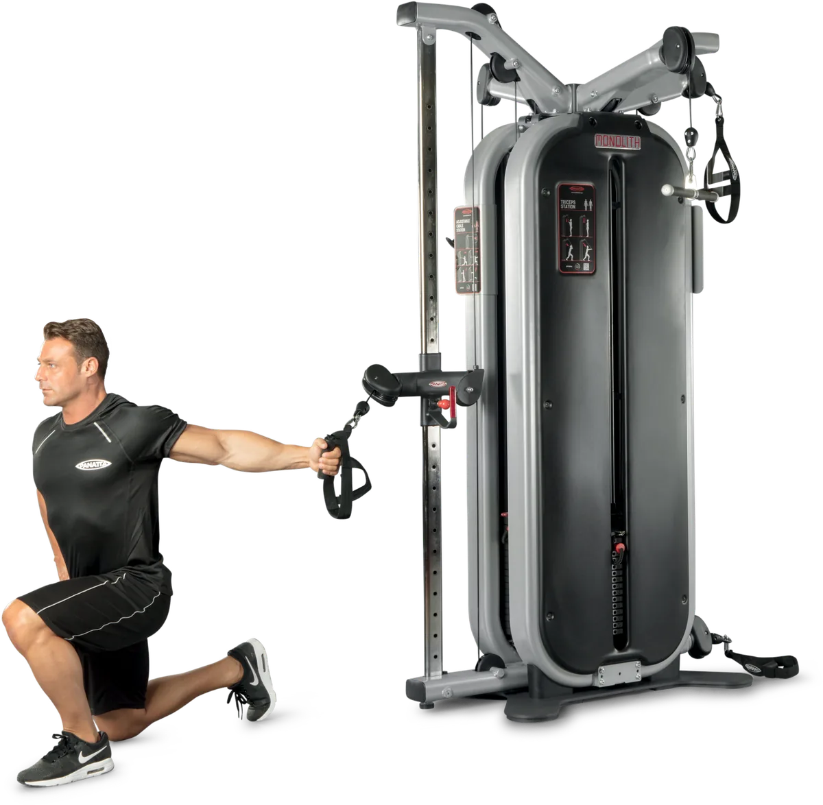 Jungle machine + joint bar + 4-station multi gym view 5