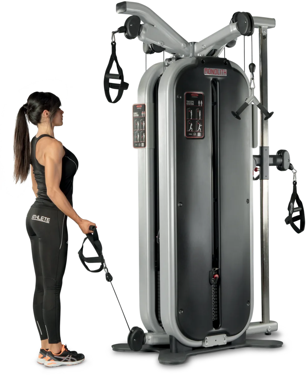 Jungle machine + joint bar + 4-station multi gym view 6