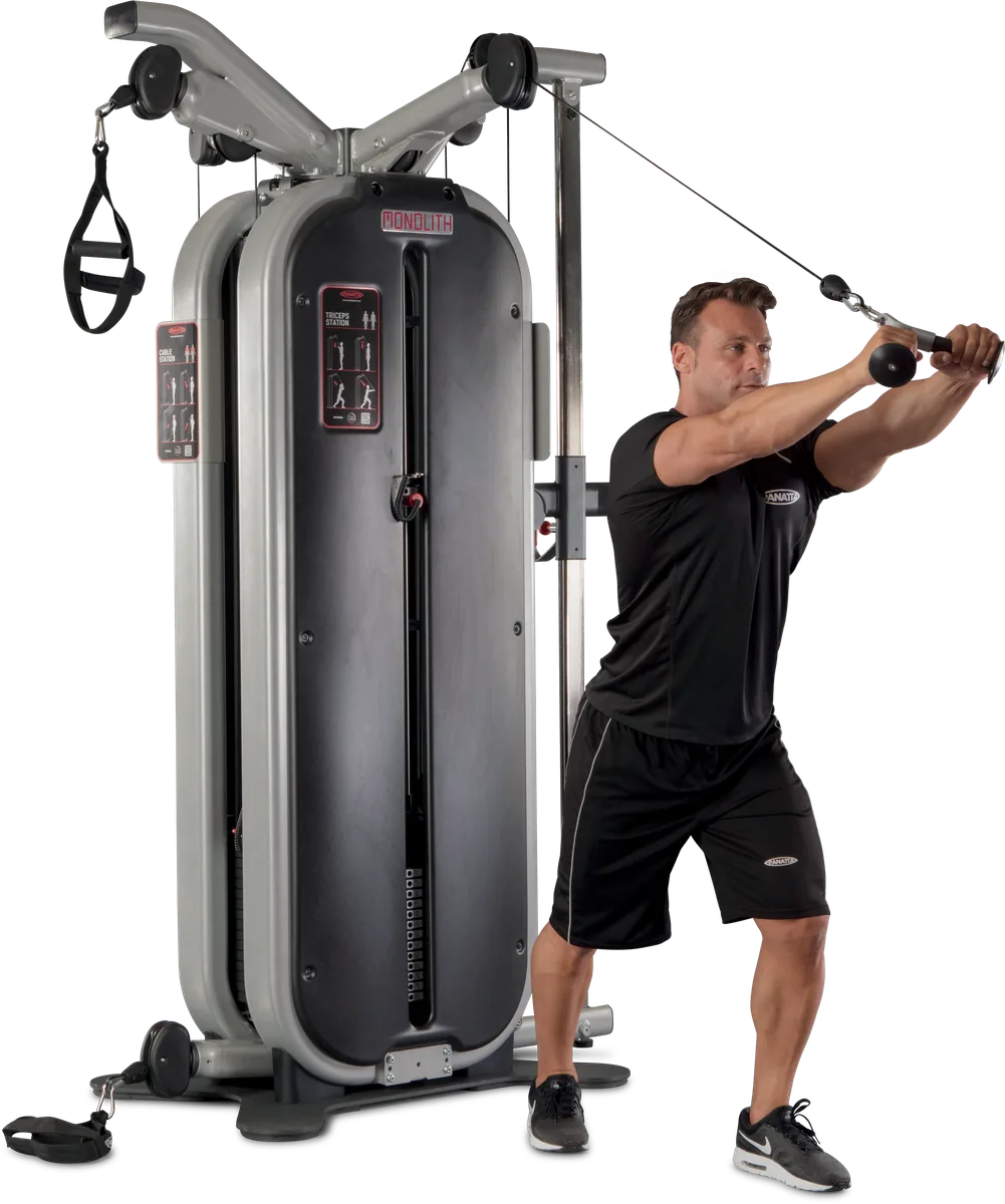 Jungle machine + joint bar + 4-station multi gym view 9