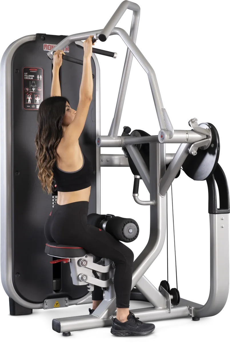 Lat pulldown circular view 3
