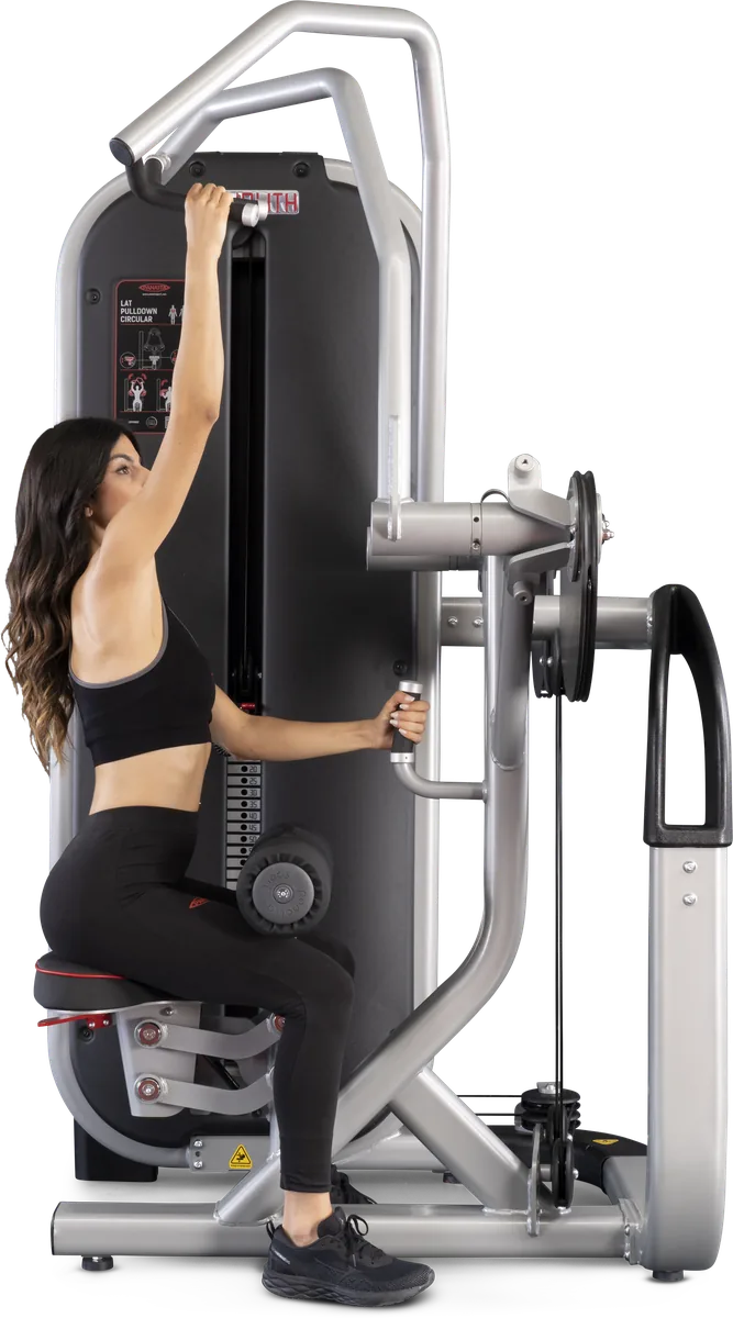 Lat pulldown circular view 6