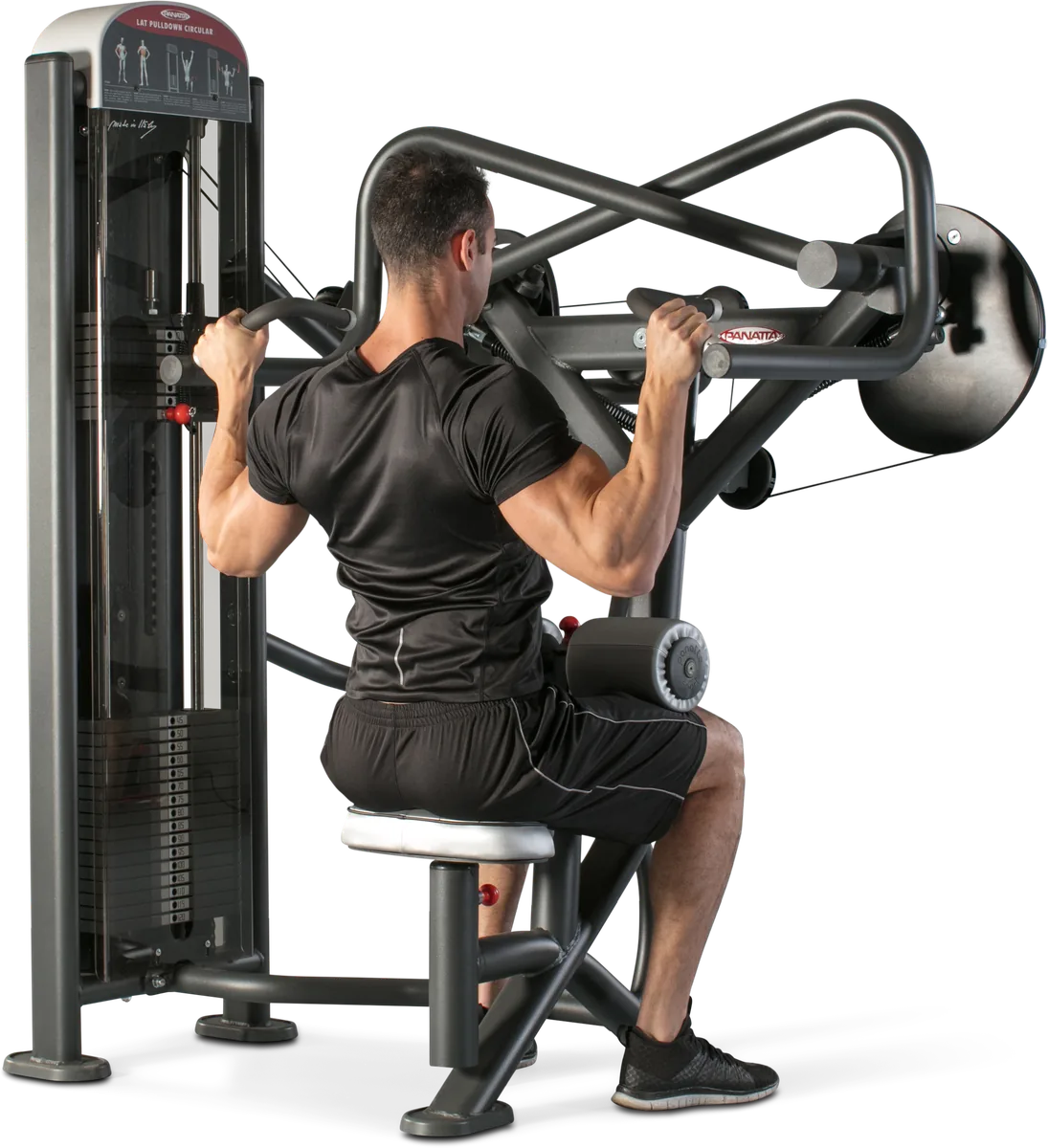 Lat pulldown circular view 3