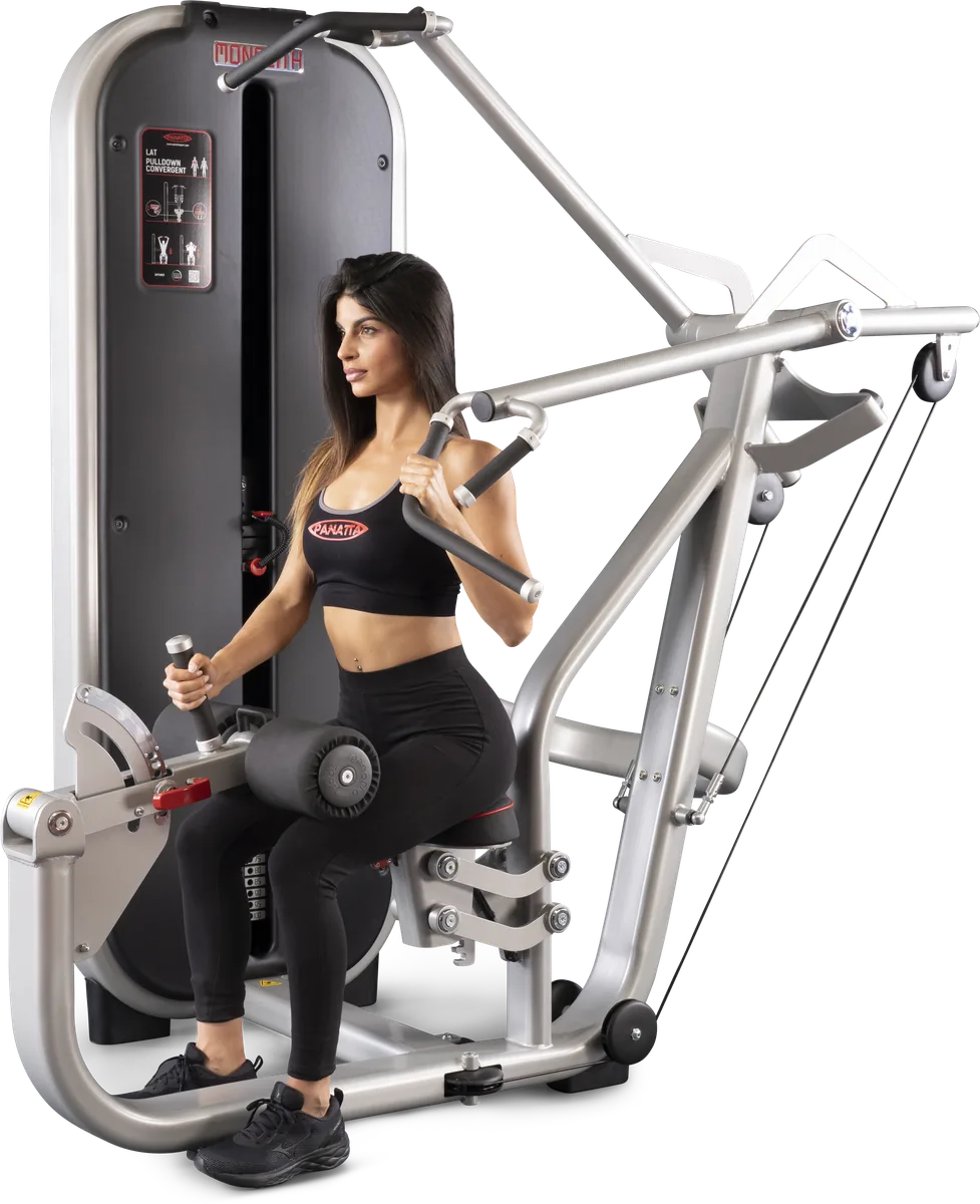 Lat pulldown convergent view 9