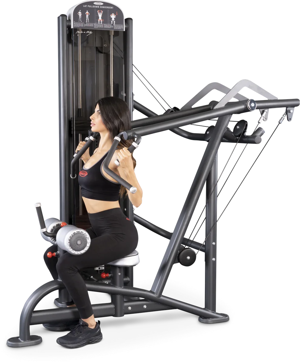Lat pulldown convergent view 5