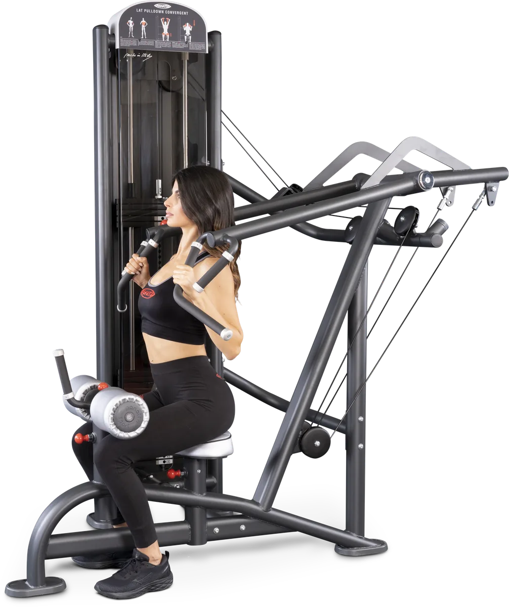 Lat pulldown convergent view 7