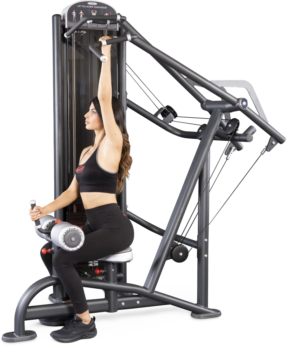 Lat pulldown convergent view 8
