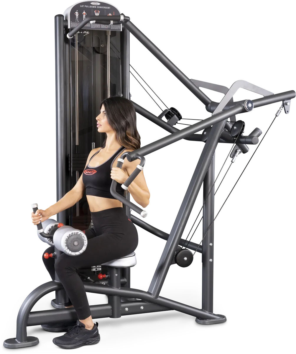 Lat pulldown convergent view 9