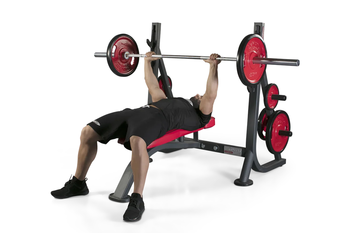 Olympic flat bench view 2