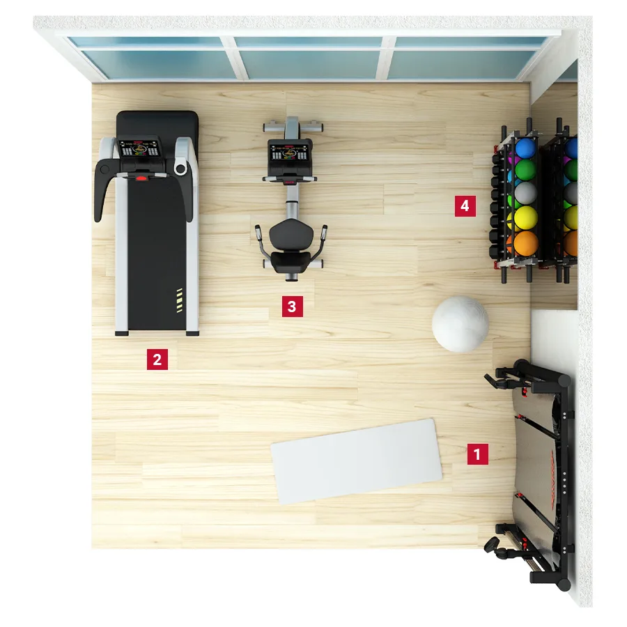 Cardio mix strength 06 / 15mq view 2