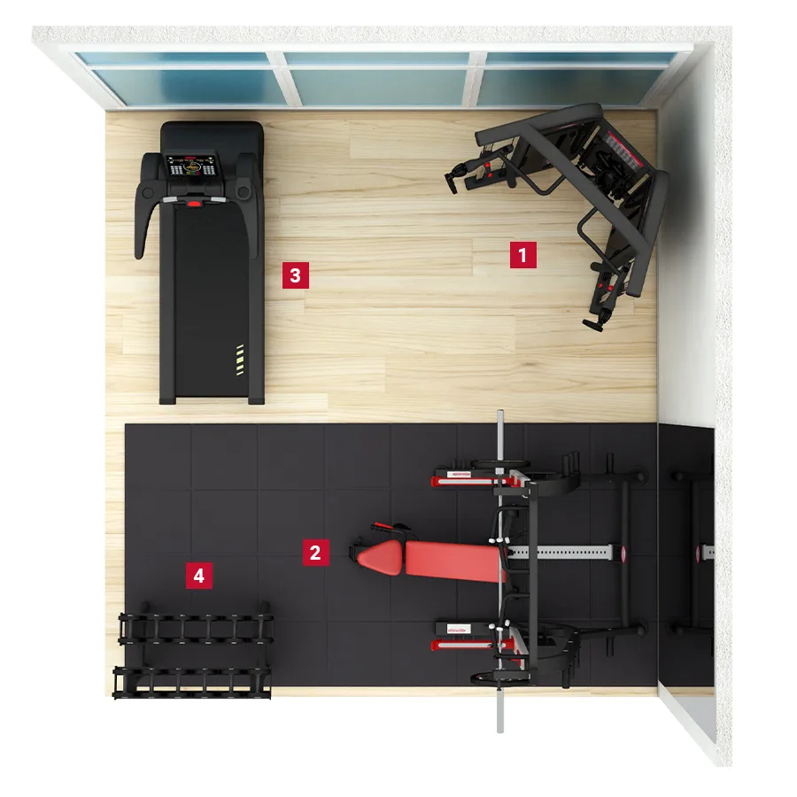 Cardio mix strength 07 / 15mq view 2