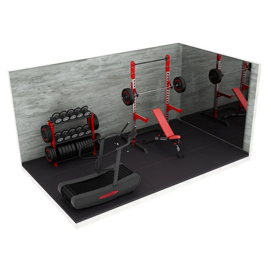 Garage gym 07 / 15mq — Panatta Home Fitness equipment