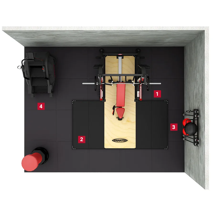 Garage gym 09 / 20mq view 2