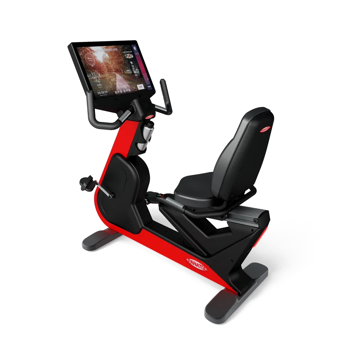 Rossopuro Horizontal Bike Touch — Panatta Cardio equipment
