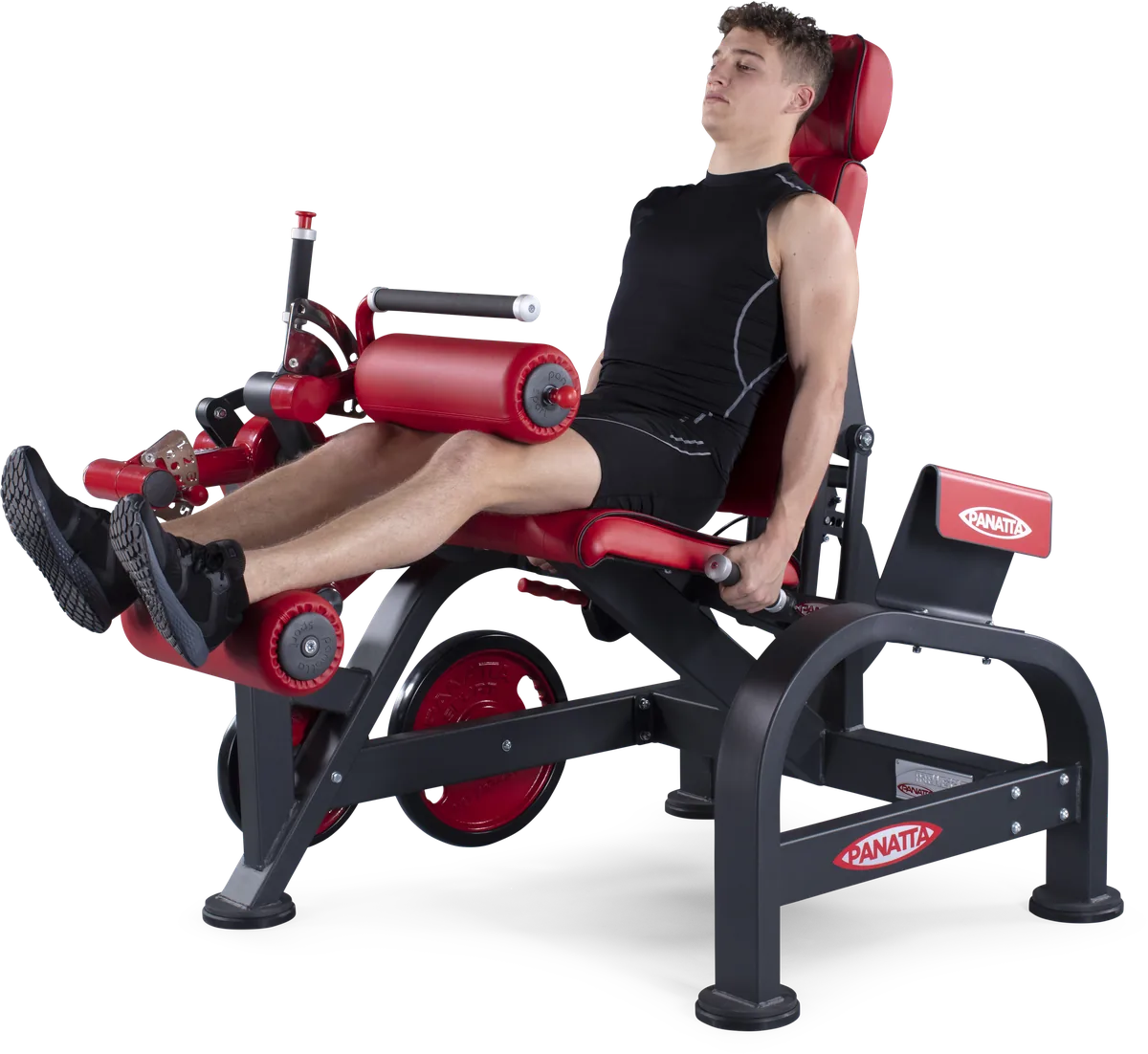 Seated leg curling view 3