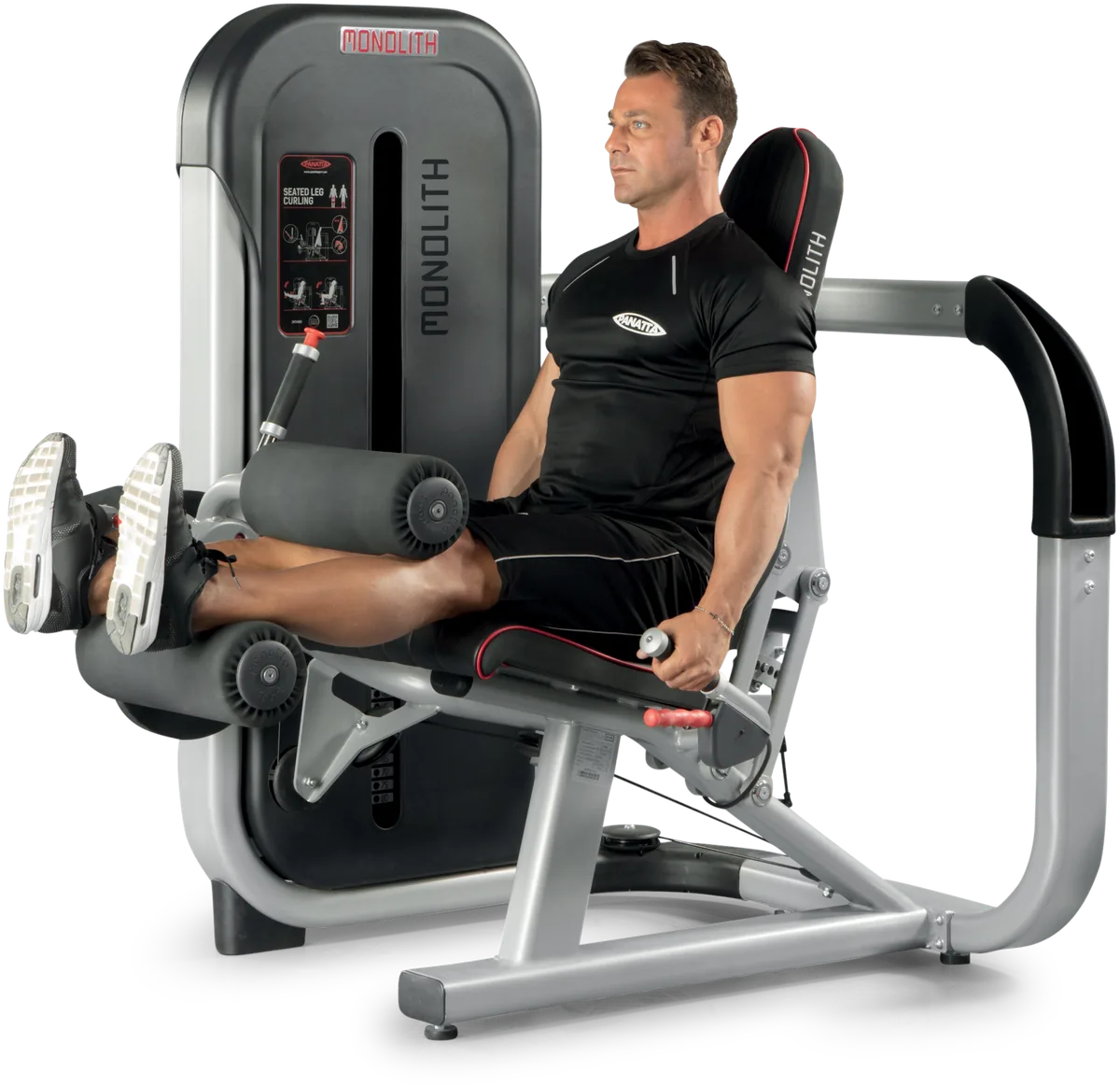 Seated leg curling view 2