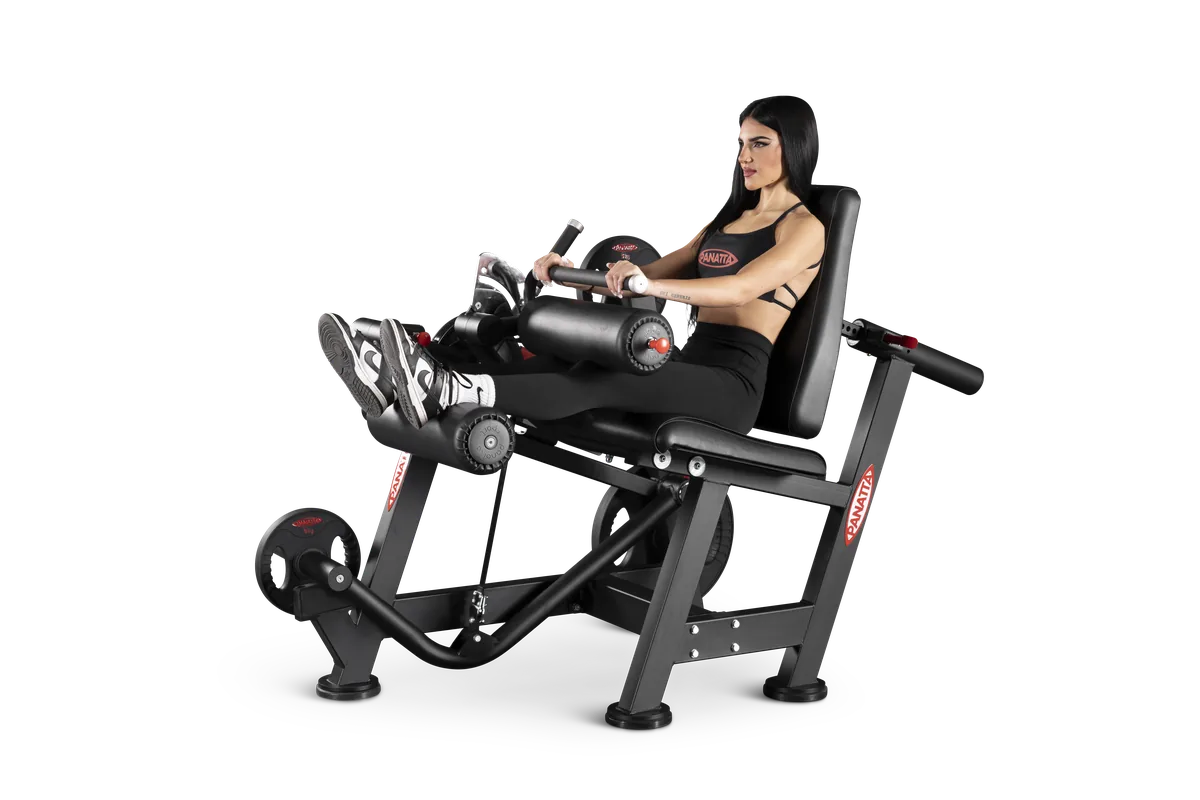 Seated leg curling view 2