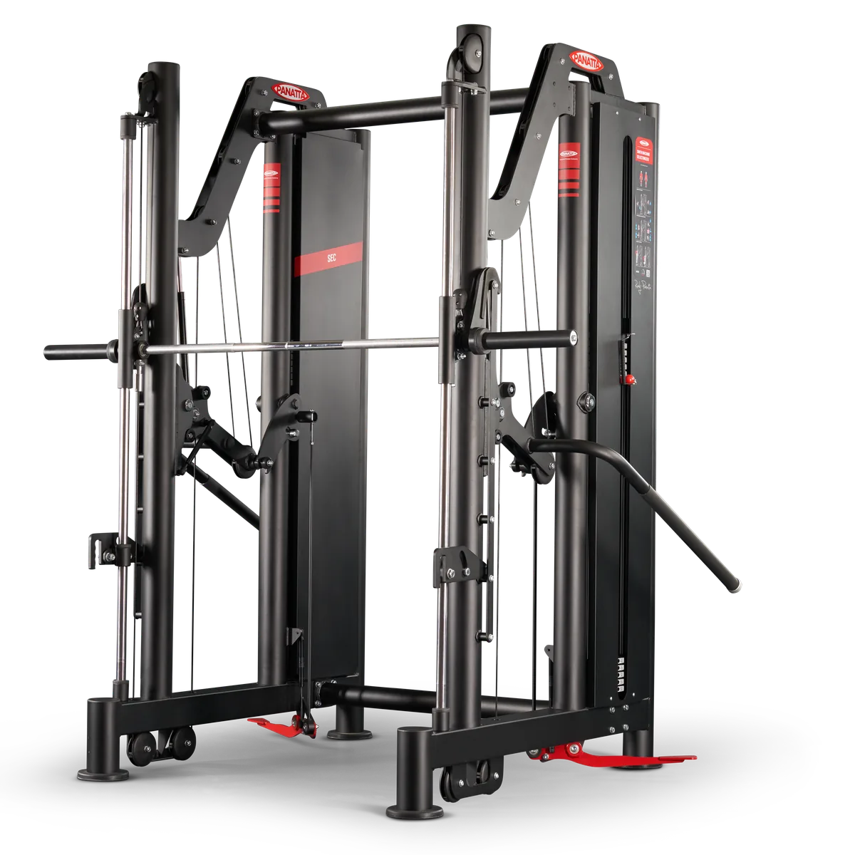 Smith machine selectorized