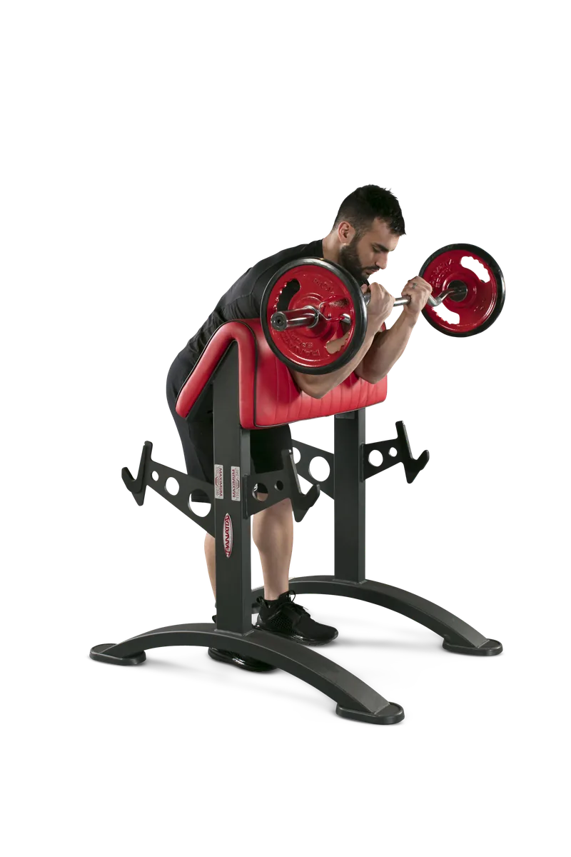 Standing curl bench view 4
