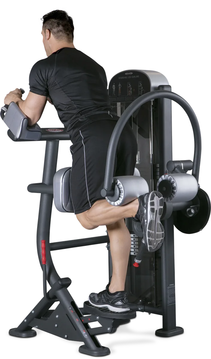 Standing leg curling view 3