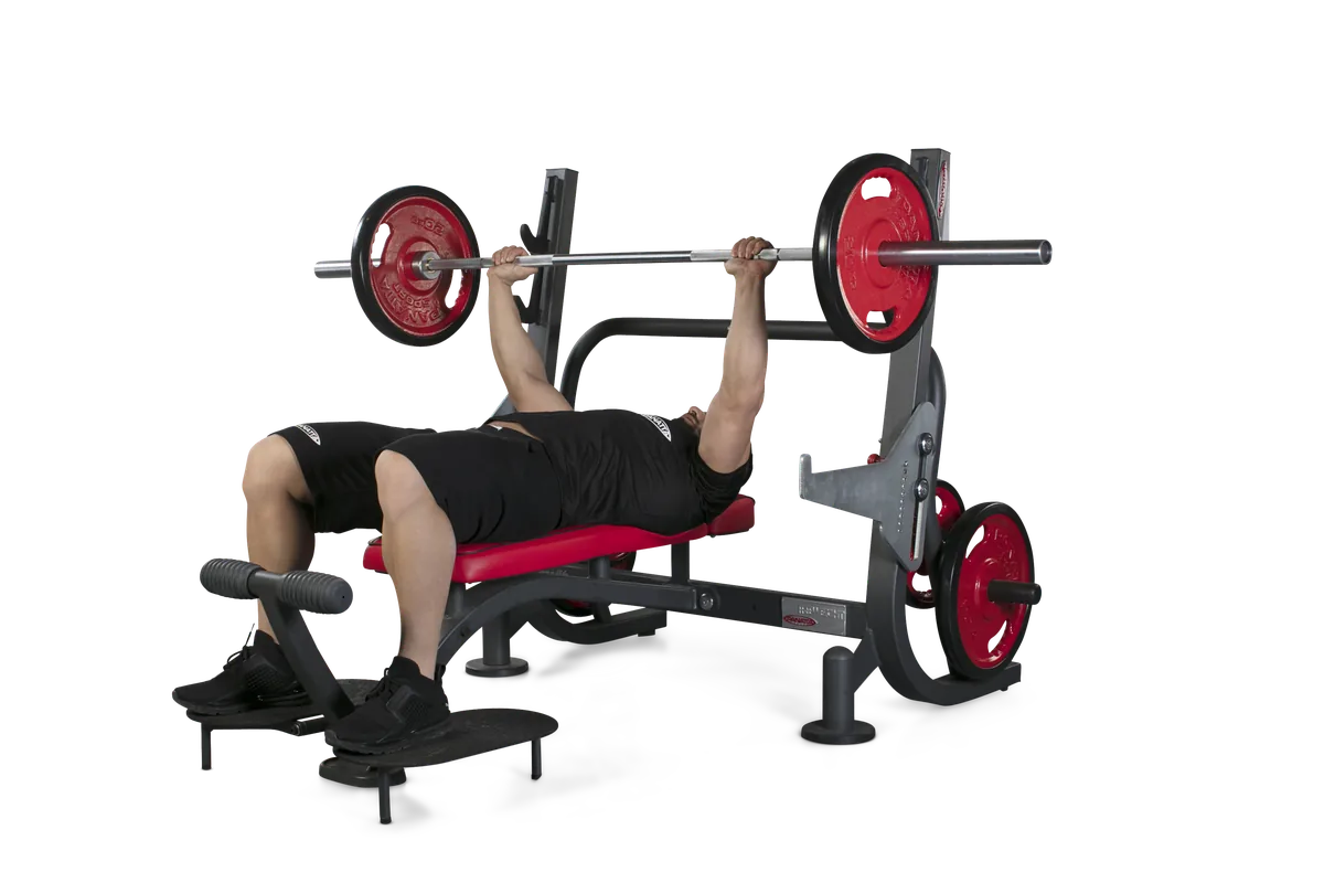 Super olympic flat bench view 2
