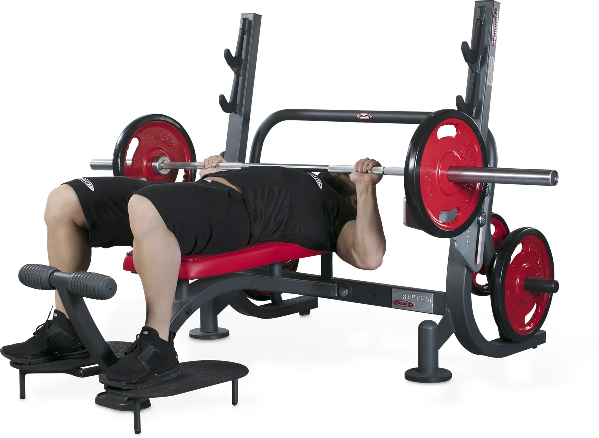 Super olympic flat bench view 3